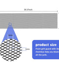 Dimensions of Trimmable Car Grill Mesh Made From Aluminum Alloy Universal Mesh Grill Insert Fits Front Bumper Hood Air Vents And Spoiler