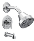 Gibson Chrome Pressure Balancing Eco Performance Showerhead With Handle And Tub Spout For A Fresh Spa Vibe Posi Temp Valve Required