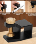 Pro Grade Dovetail Saw Guide Jig With Aluminum Alloy Magnetic Right Angle Six Dovetail Guides for woodworking on table