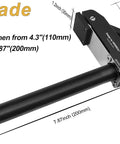 Two Pack 3/4 Inch Bench Clamps Hold Down Quick Release For Workbench And MFT Tables, 19mm Extended Handle, side view