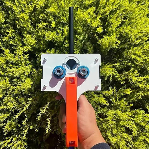 All In One Cable Puller For Electricians And Contractors, Heavy Duty Workhorse With Ergonomic Dual Tone Orange And Black Handles, High Visibility Grip For Reliable Building Wiring Installations, orange handle