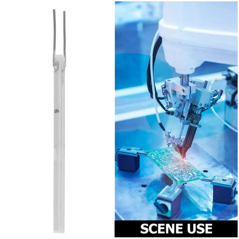 Heavy Duty Ceramic Soldering Iron Element Core White Replacement Heating Core alongside a precision soldering setup.