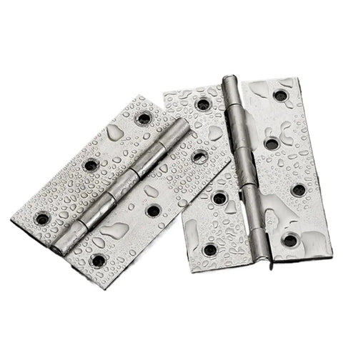 Universal Door Hinges With Soft Close Dampers, Stainless Steel 1.5 2 3 4 Inch, wet surface details, durable hardware upgrade
