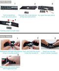 Assembly and disassembly guide for One Meter Openable 18x25mm Low Noise Drag Chain Cable Carrier for 3D printers and CNC machines.