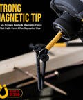 20-Piece Phillips Bit Set Size Two For Impact Drivers, 2 Inch S2 Alloy Steel With Magnetic CNC Machined PH2 Tips in use