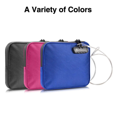 Keep Your Coastal Goods Locked Up Tight With This Travel Ready Blue Locking Bag Packing A Heavy Duty Combo Lock And Reinforced Strap For Pure Beach Day Peace Of Mind in various colors.