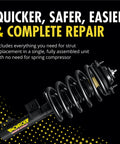 Quick Strut And Coil Spring Assembly 171141 Replacement For Ford F150 2009 2010 2011 2012 2013 shown fully assembled