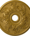 Pharaohs Gold Ceiling Medallion With Hand Painted Detail That Pops Twenty Three And Five Eighths Inch Outer Diameter Four And Five Eighths Inch Inner Diameter