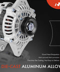80A 12V Alternator With Four Groove Pulley For Ford Probe 1993 to 1997 Mazda 626 1993 to 2002 MX6 1993 to 1997 2.0L Replacement Part