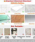 Suitable and unsuitable surfaces for Clear Silicone Wall Bumpers 28 Pieces Ultra Strong Self Adhesive Anti Collision Pads For Cabinets Doors