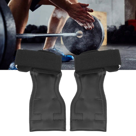 Weight Lifting Training Gloves With Premium Artificial Cattlehide Wrist Support Hand Guards for Pullups and Dumbbells in gym use