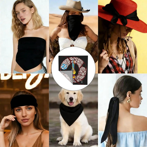 Soft and Silky Square Scarf Used in Various Styles, Featuring Premium Dope Belt Inspired Print as Versatile Fashion Accessory