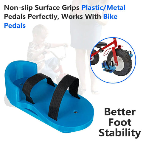 Bike Pedal Stabilizers For Children Tricycle Pedal Supports Kid-Friendly Easy Install And Removal Non Slip Foot Plate