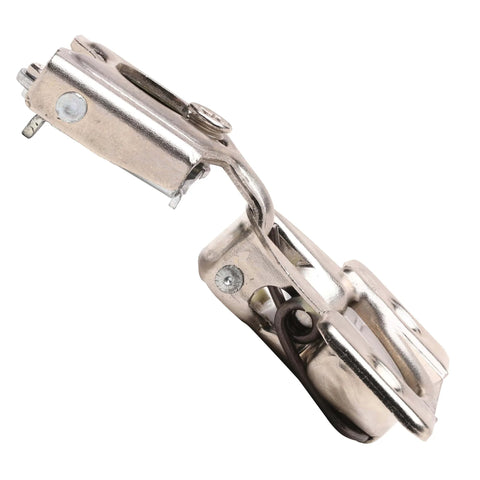 Soft Close Cabinet Hinges For 1/2 Inch Overlay, 10 Pack, 108 Degree Opening, Screw-On Wrap Around Mount, front view