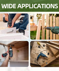 Using 170 Piece Six Gauge One And A Half Inch Drywall Screws Set for various construction tasks