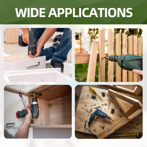 Using 170 Piece Six Gauge One And A Half Inch Drywall Screws Set for various construction tasks