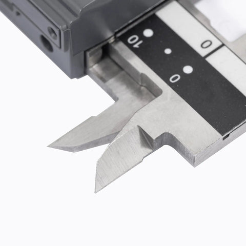 Close-up of Beefy 12 Inch 300mm Digital Caliper With Industrial Grade Stainless Steel IP67 Waterproof And Oil Resistant Auto Power Off