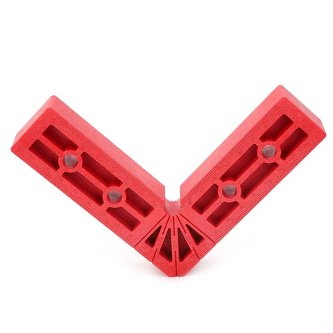 90 Degree Positioning Plastic Right Angle Clamp For Woodworking With 120mm Scale And Complete Accessories, tool close-up