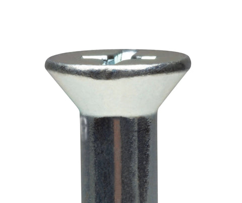 Close-up of a Three Eighths Inch By Four Inch Flat Sleeve Anchor Zinc Plated For Concrete Masonry Brick And Block 50 Pack Preassembled All Steel Construction