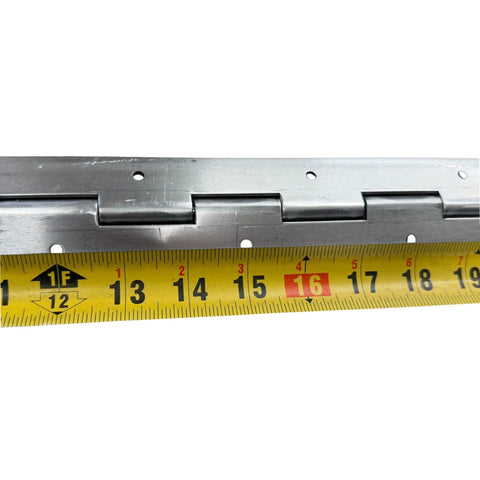 Built Like A Tank Two Pack 72 Inch Heavy Duty Aluminum Piano Hinges 2 Inch Wide.090 Thick with measuring tape.