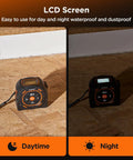 2 In 1 Laser Distance Meter And 16 Foot Auto Lock Digital Tape Measure For Quick One Handed Measurements A Real Workhorse For Wide Area Scans And Tight Corners 197 Ft Laser Range And 16 Ft Auto Locking Tape For Builders And DIYers daytime and night LCD screen