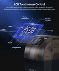 Dual Spool Filament Dryer Box for 3D Printer's LCD touchscreen control interface