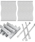 Level Up Your Weekend Cookout With This Knockout Stainless Steel Grill Replacement Kit Featuring Fit Like A Glove Cooking Grids and Heavy Duty Heat Plates.