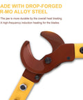 Close-up of Heavy Duty Long Arm Cable Cutters designed to knock out thick copper and aluminum wiring with CR-Mo jaws.