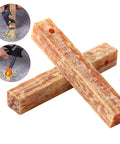 Campfire Starter Tool That Lights Pine Wood Fires Fast And Easy No Hassle, compact pine wood sticks with fire-lighting demonstration.