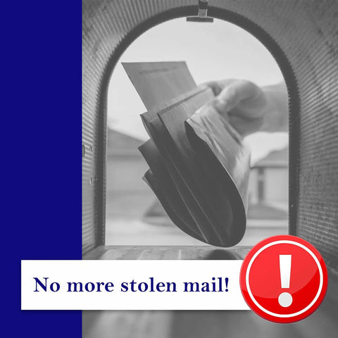 Mailbox Alarm For Delivered Mail Notification System With Wireless Transmitter And Receiver, hand retrieving mail from mailbox