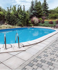 Outdoor pool with Waterborne Semi Gloss Acrylic Pool Paint Ocean Blue 1 Gallon DIY Friendly For Fresh Or Saltwater Pools Quick Drying Lasting Color Protective Finish Over Properly Prepped Surfaces
