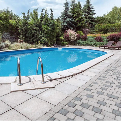 Outdoor pool with Waterborne Semi Gloss Acrylic Pool Paint Ocean Blue 1 Gallon DIY Friendly For Fresh Or Saltwater Pools Quick Drying Lasting Color Protective Finish Over Properly Prepped Surfaces