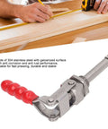Beefed-Up Heavy Duty Toggle Clamp With 66.8mm Stroke And 180 Degree Push Pull Action, 701 Lb Capacity, Hand Operated, Red Handle