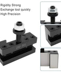 Four Piece Quick Change Tool Post 250-101 Turning Holder For Lathe, Three Sixteenth To One Half Inch Square Tool Bits