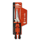 Eight And One Half Inch EZ Utility Snip For Home Improvement Repairs Garden And Shop Use with orange and black ergonomic handles