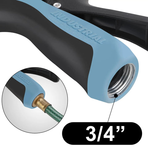 Pro Grade Water Heater Cleaning And Flushing Tool Gun showing 3/4 inch hose fitting adapter for home DIY maintenance