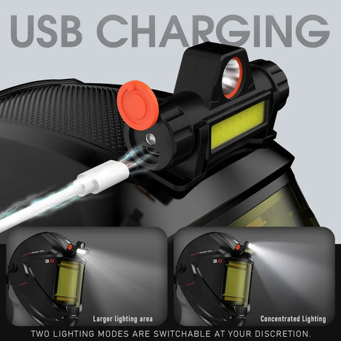 USB charging port of Large View Auto Darkening Welding Helmet With LED Light And Blue Light Blocking Shield for TIG MIG ARC