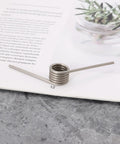 Beefy Torsion Springs Set For Fireplaces With Sliding Doors, 304 stainless steel on book, 4 pack, 2mm wire, 15mm OD