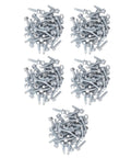 250 Piece M4.2x16mm Self Drilling Screws With External Hex Drive Galvanized Carbon Steel High Hardness For Wood And Metal