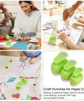 All In One Circle Punch Set For Scrapbooking And DIY Card Making Includes Five Sixteenth Inch Five Eighths Inch And One Inch Hole Punches