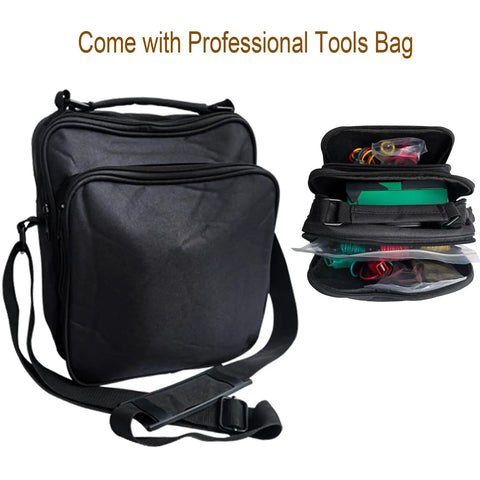 Professional tools bag for 4 In 1 Digital Multimeter With Ground Earth Resistance Tester, insulated compartments visible.