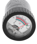 Close-up of dial on All In One Soil PH And Moisture Meter For Indoor Outdoor Gardens Easy Plant Water Sensor And Hygrometer Tester Digital Soil Tester Kit