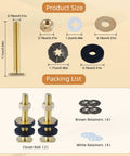 Premium Heavy Duty Toilet Wax Ring Replacement Kit Fits 3 Inch Or 4 Inch Pipes contains hardware size and packing list.