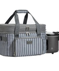 Double Layer Slow Cooker Carrier Bag For 6 To 8 Quart Oval Crock Pot Insulated Travel Case next to slow cooker