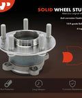 Rear Wheel Bearing And Hub Assembly With 5 Lug For Mazda 3 2019 Through 2023 And CX 3 2020 Through 2021 FWD Only Drop In Direct Bolt On Replacement Built In Japan For Reliable Smooth Rides And Precise Wheel Alignment