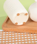 Killer Grip Peel And Stick Cork Bumper Pads For Kitchen Cabinets Furniture Drawers Self Adhesive Dots on object base.