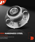 Close-up of Rear Wheel Bearing And Hub Assembly Set With ABS Ring For Honda Civic 1992 2000 Civic Del Sol 1993 1997 Acura Integra