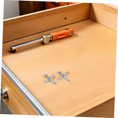 Heavy Duty 2 Sets Silver Metal Pivot Shaft With Spring Loaded Hinge Fits Wood Or Metal Doors Easy Install For Screen Partitions And Office Decor Quick Fix Hardware on a wood surface with an orange tool.