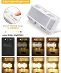 Bright LED Night Light With Dusk To Dawn Sensor For A No Brainer Plug In Wall Night Light Dimmable 0 To 250LM brightness settings