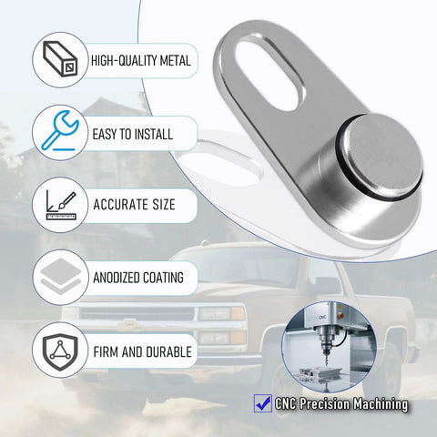 Beefed Up Supercharger MAP Vacuum Port Sealing Cap For GM LSA LS9 LT4 LS LQ4 LSX Engines, Aluminum Alloy Intake Port Seal Plate